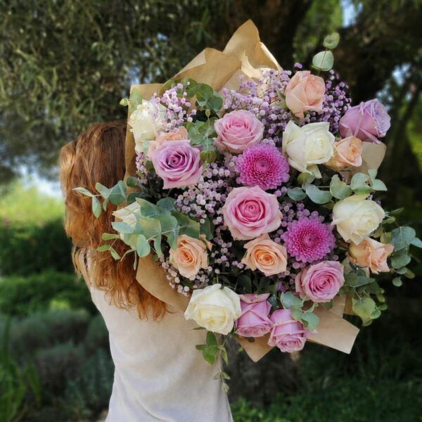 ramo de flores colorful